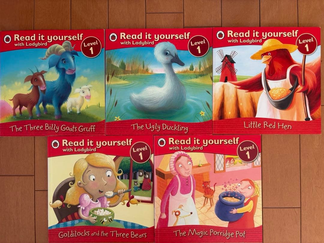 昔話レベル別英語絵本　18冊　レディーバード