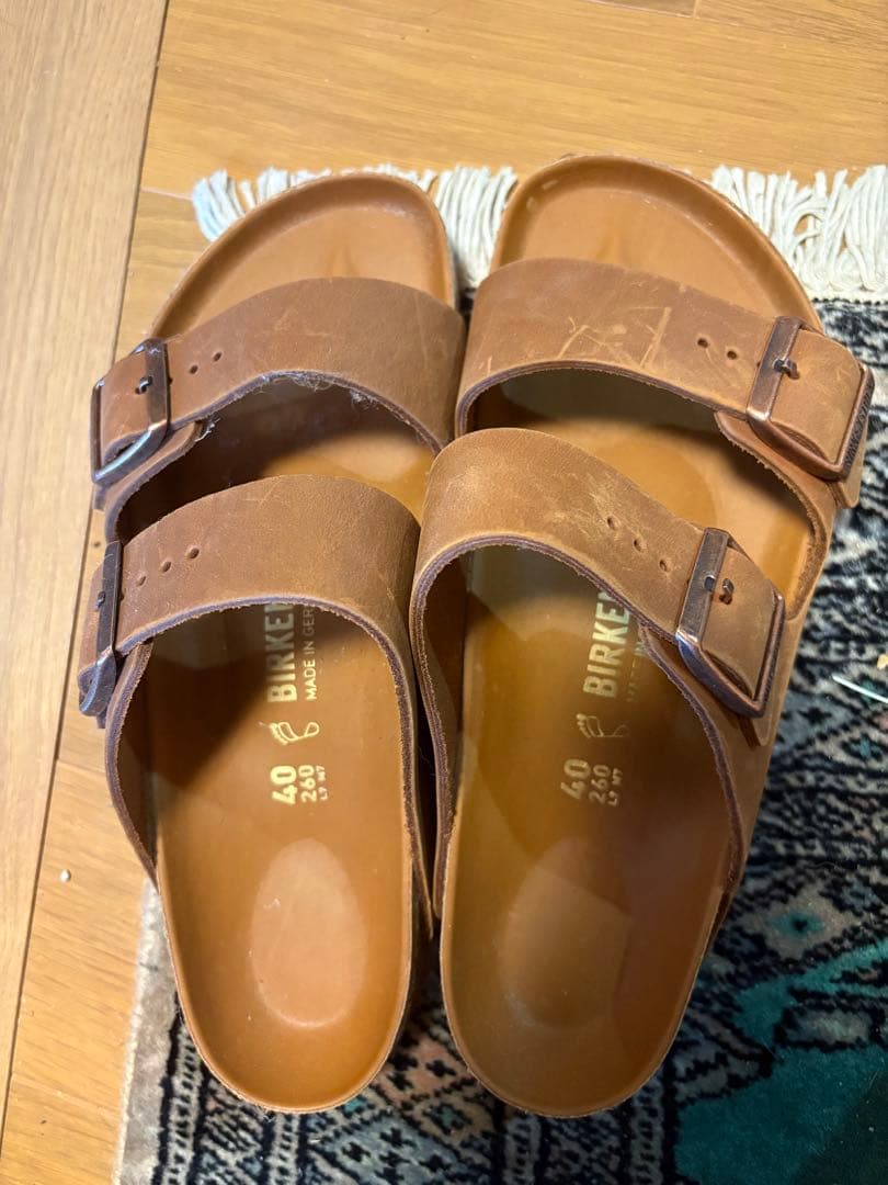 BIRKENSTOCK ブラウン サンダル サイズ40