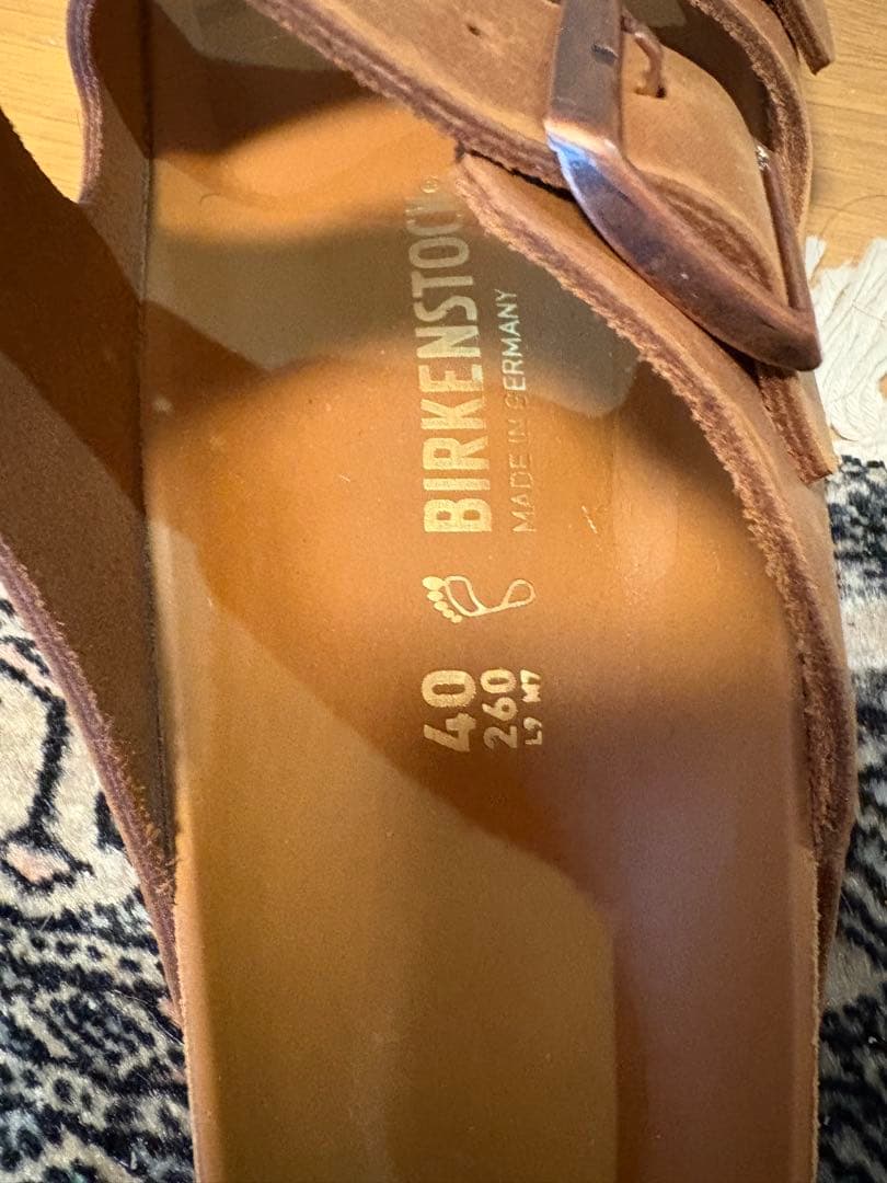 BIRKENSTOCK ブラウン サンダル サイズ40