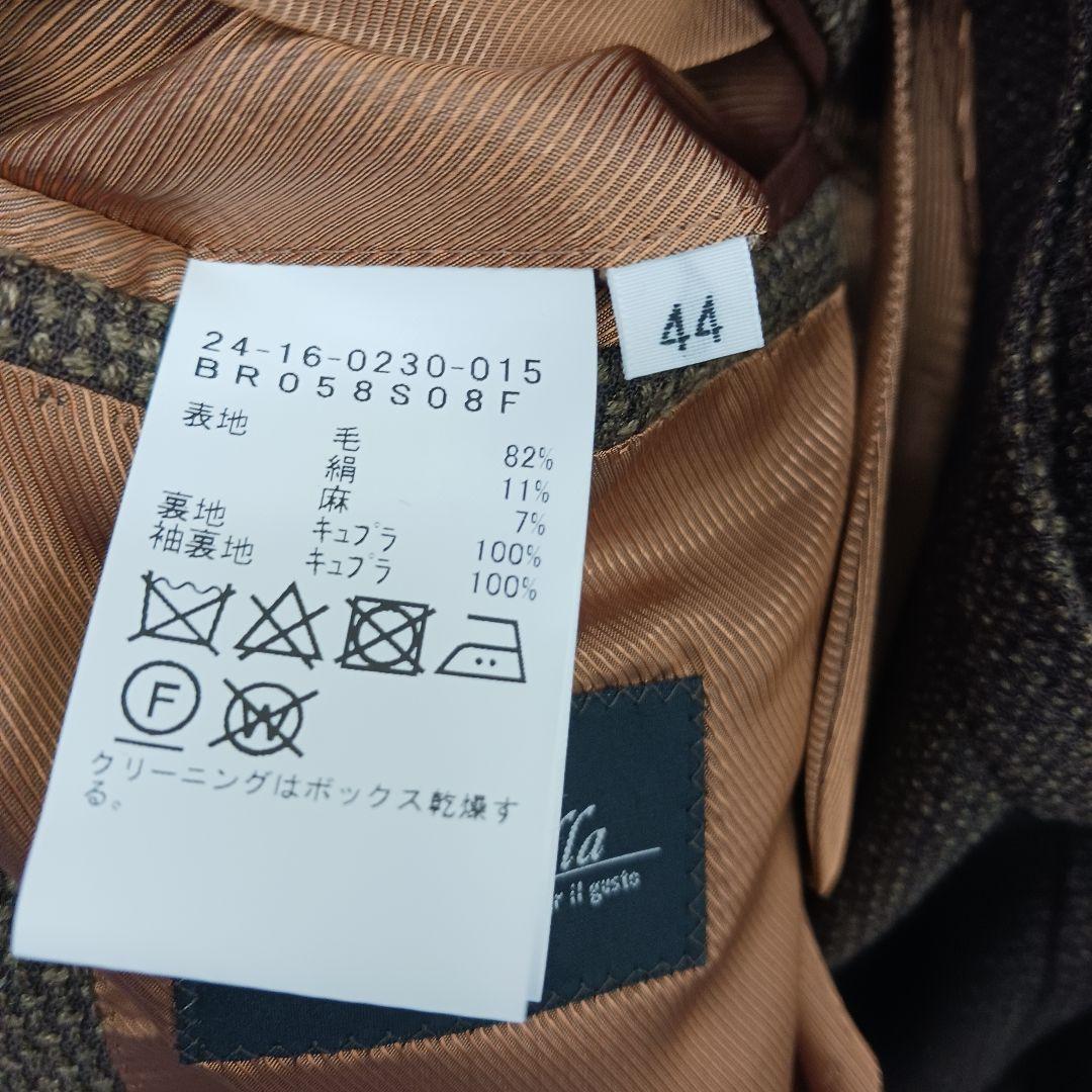 ブリッラ Brilla ジャケット テーラードジャケット ブラウン メンズ