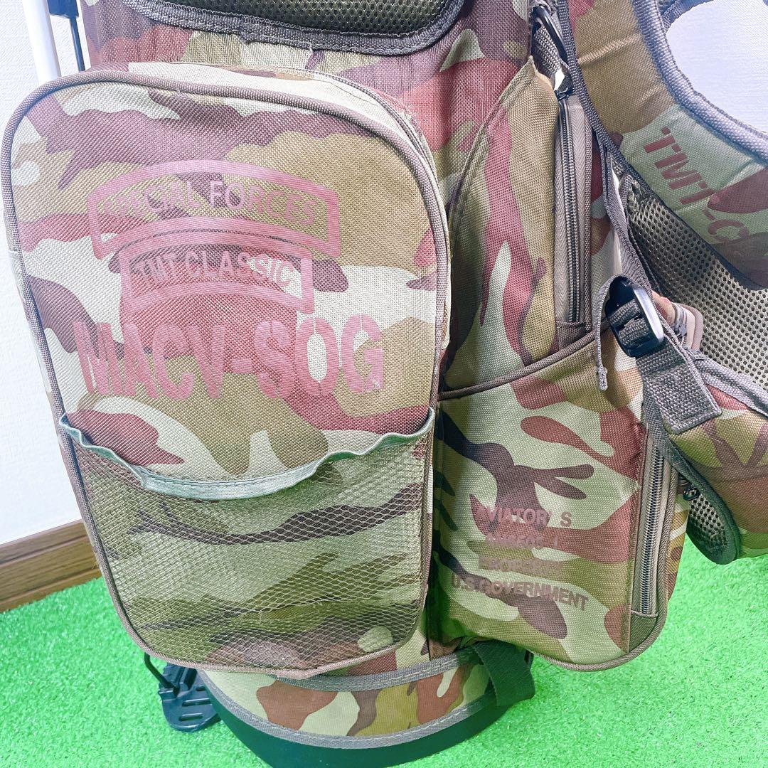 希少　TMT CLASSIC キャディバック　カモフラ　迷彩　ミリタリー