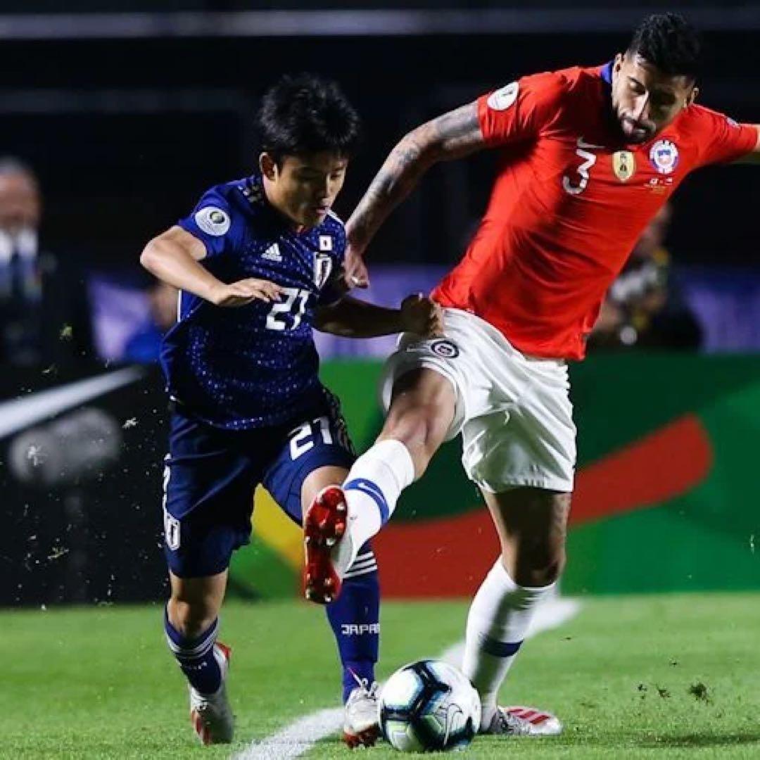 【本人着用品】久保建英 日本代表 ユニフォーム 上下セット