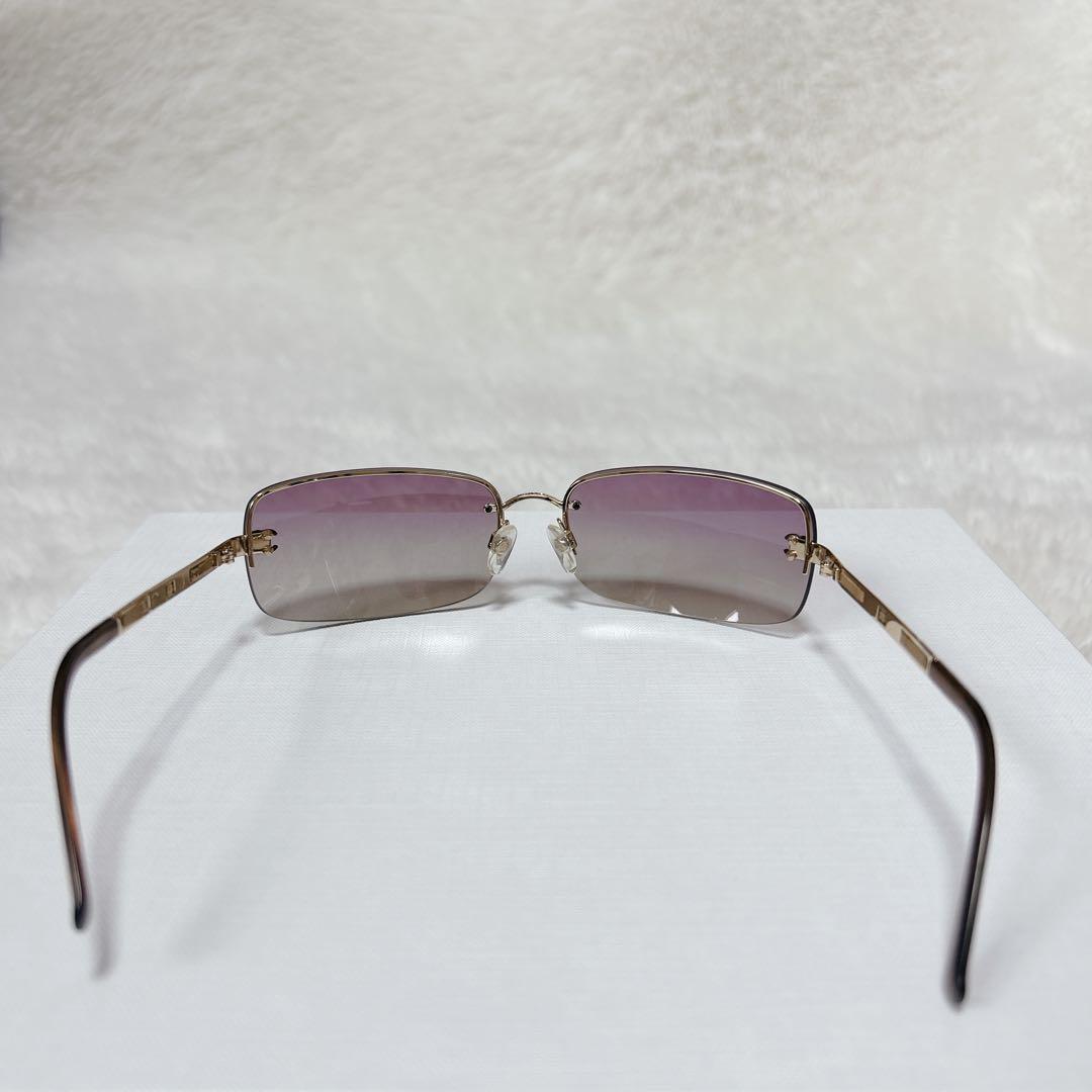 ✨希少✨CHANEL シャネル ココマーク サングラス アイウェア ハーフリム