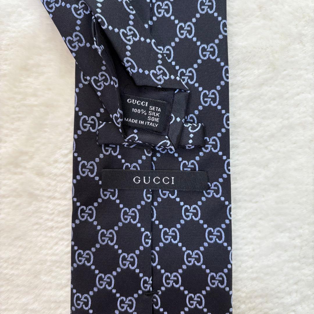 美品✨GUCCI グッチ　ネクタイ　GG柄　GGパターン　GGスプリーム