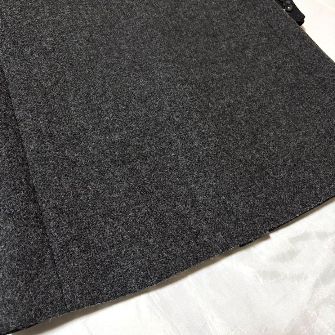 ポールスミスブラック×MOON社 チェスターコート ウール100 ライトメルトン