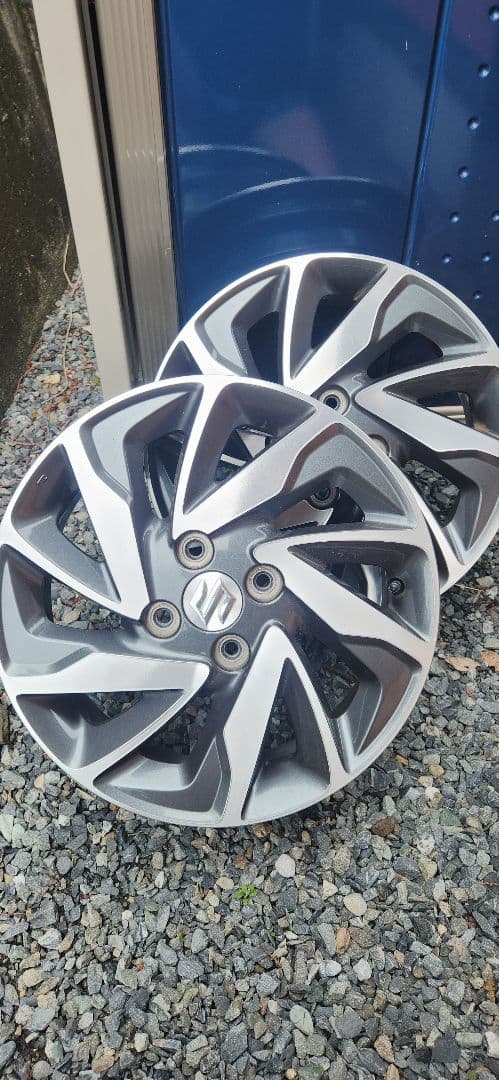 即売り。スズキ 美品15インチ ホイール 5スポーク