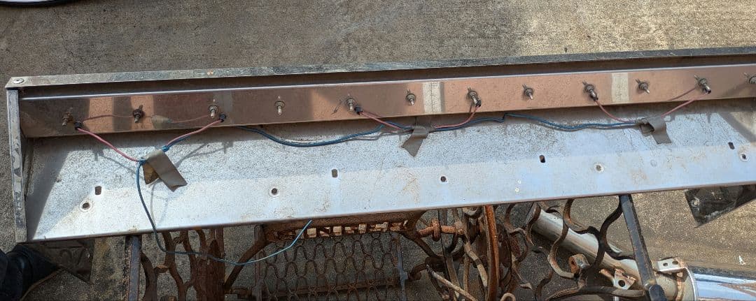 トラック 行灯用？ バイザー角青マーカー