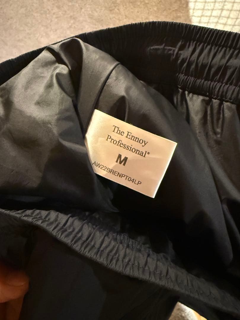 ENNOY スタイリスト私物 NYLON PADDED PANTS BLACK