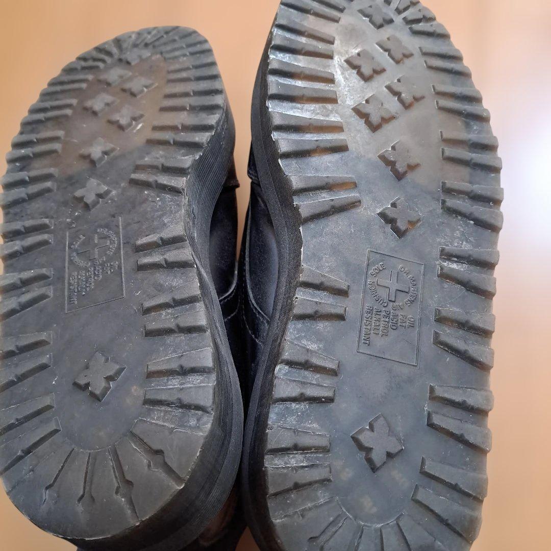Dr.Martens レザー 厚底革靴 バックル付き 28㎝