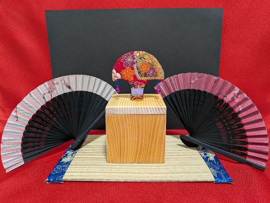 「ミニ！」小さくても 高級:無垢ヒバ柾目（枕）なんちゃって流〜投扇興セット。