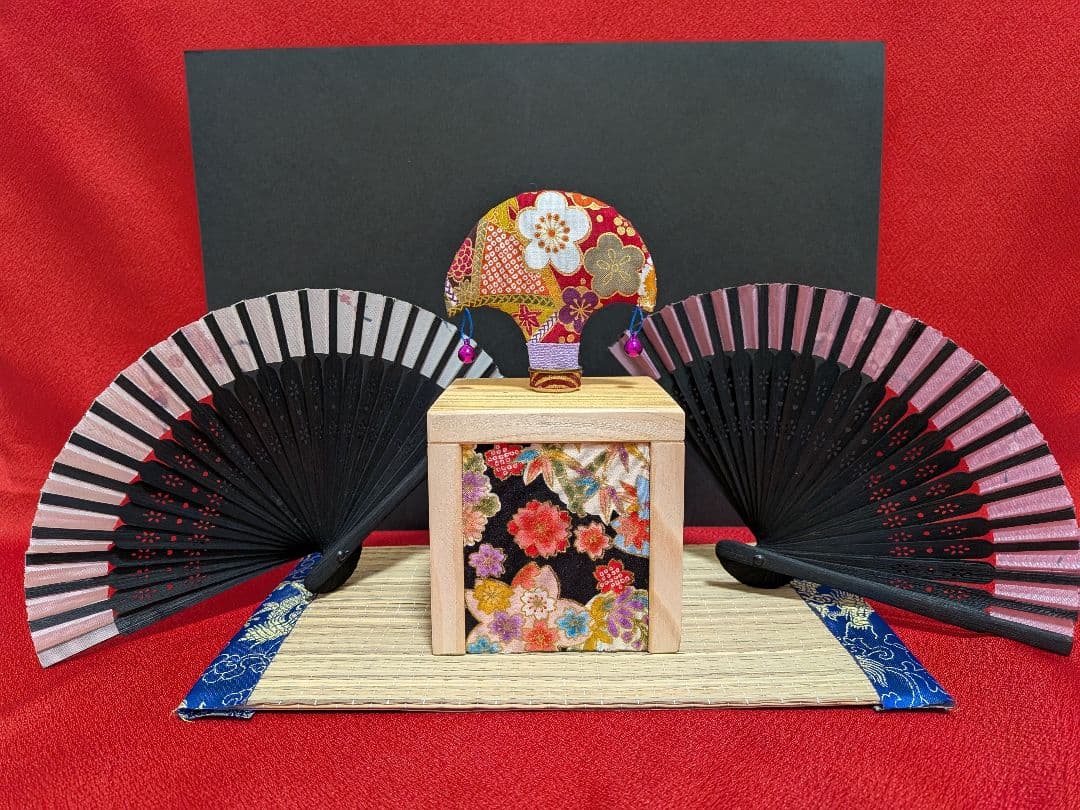 「ミニ！」小さくても 高級:無垢ヒバ柾目（枕）なんちゃって流〜投扇興セット。