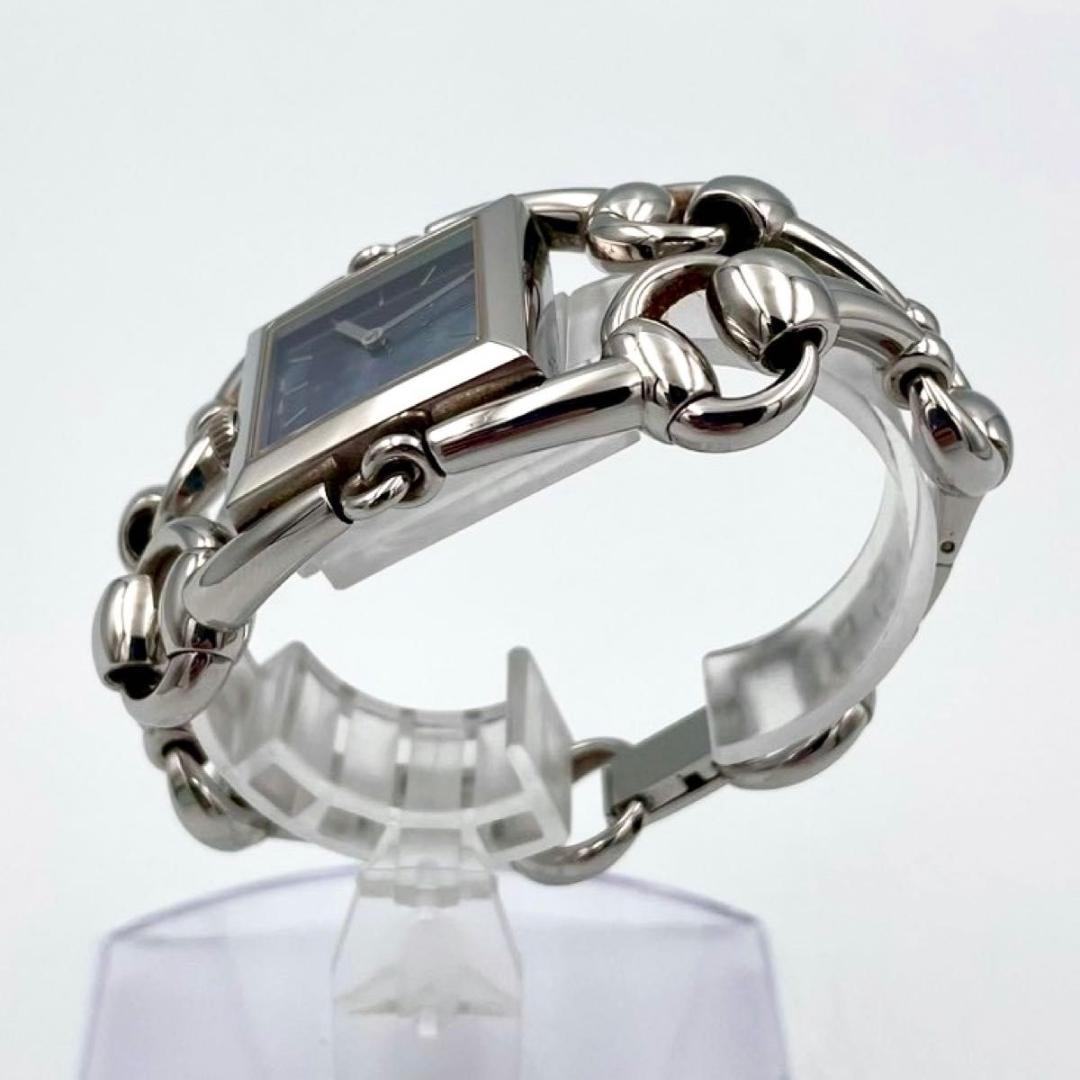 425 希少 グッチ シニョーリア 116.3 腕時計 クォーツ シェル文字盤