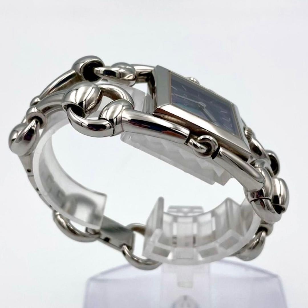 425 希少 グッチ シニョーリア 116.3 腕時計 クォーツ シェル文字盤