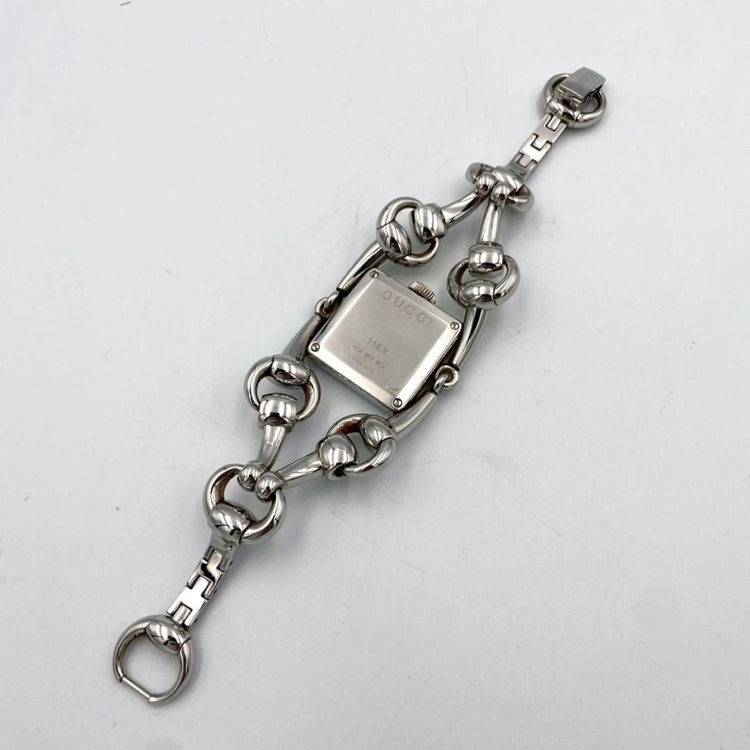 425 希少 グッチ シニョーリア 116.3 腕時計 クォーツ シェル文字盤