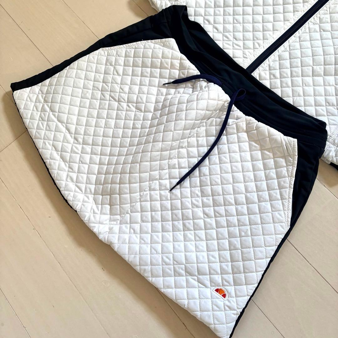 ellesse エレッセ　テニス　キルティングセットアップ　L リバーシブル