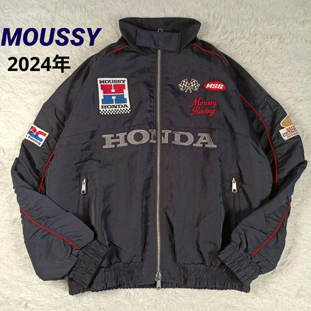 2024美品✨moussy✖️HONDA HRC レーシングジャケット　ワッペン