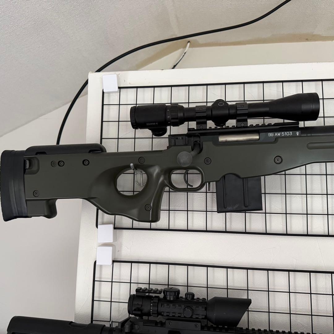 引退出品！！　エアガンセット スナイパーライフル アサルトライフル ハンドガン