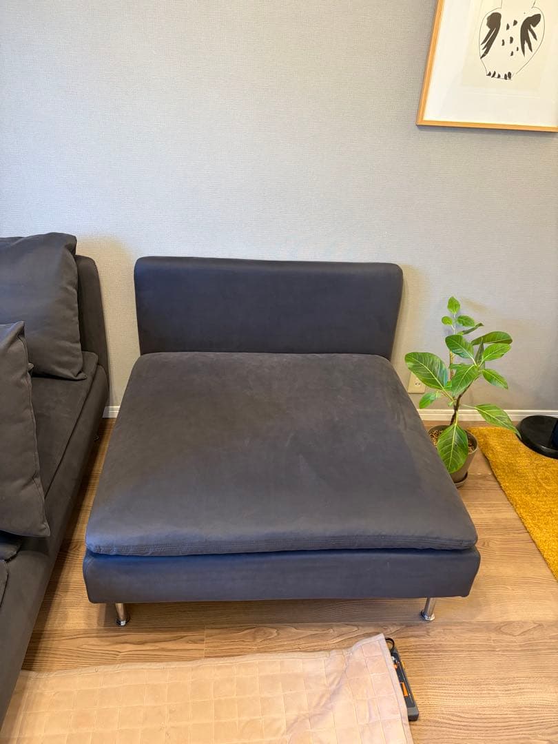 【送料込み】SÖDERHAMN ソーデルハムン 2人掛けソファ 寝椅子付き