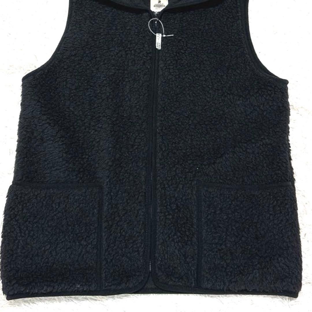 美品 ゴールドブレーカー ボア ベスト フード 2XL 黒 ポーランド製