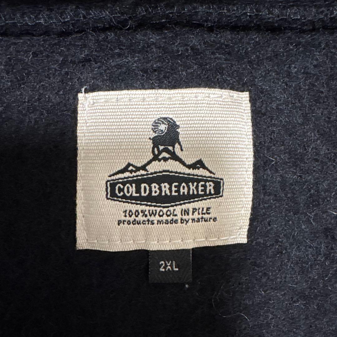 美品 ゴールドブレーカー ボア ベスト フード 2XL 黒 ポーランド製