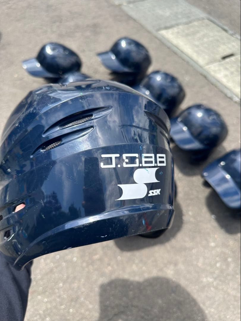 SSK ネイビー ヘルメット 10個セット