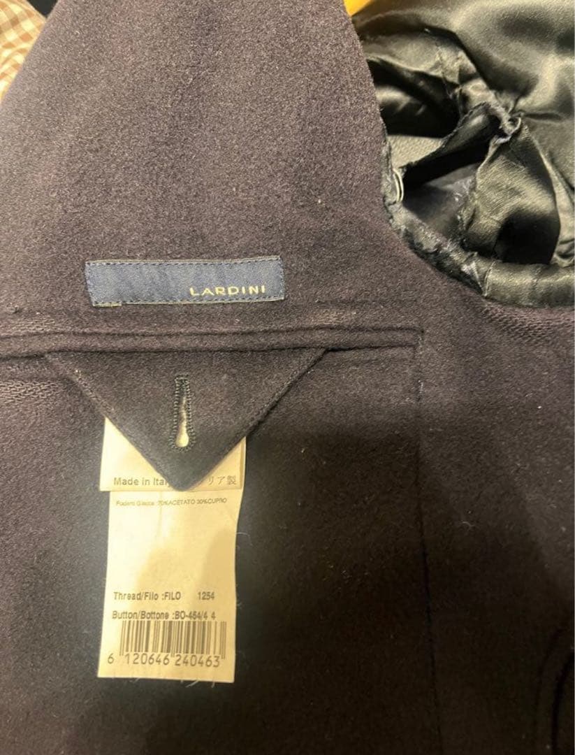 ロ*ー様 【売切り】ラルディーニ 48 チェスター コート LARDINI L