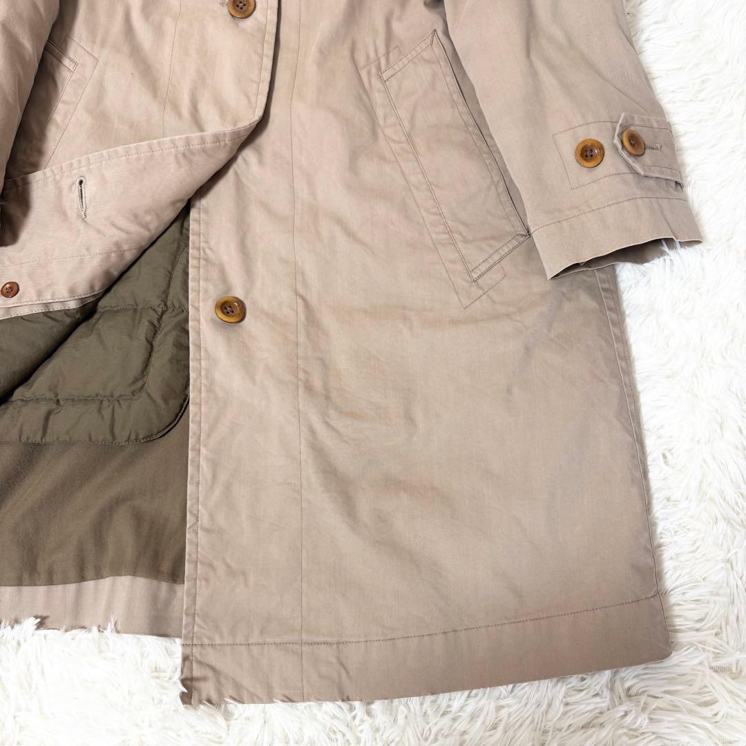 MHL. マーガレットハウエル ステンカラーコート ダウンライナー付 ブラウン