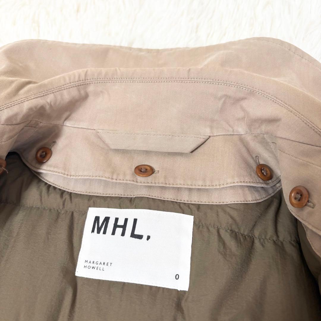 MHL. マーガレットハウエル ステンカラーコート ダウンライナー付 ブラウン