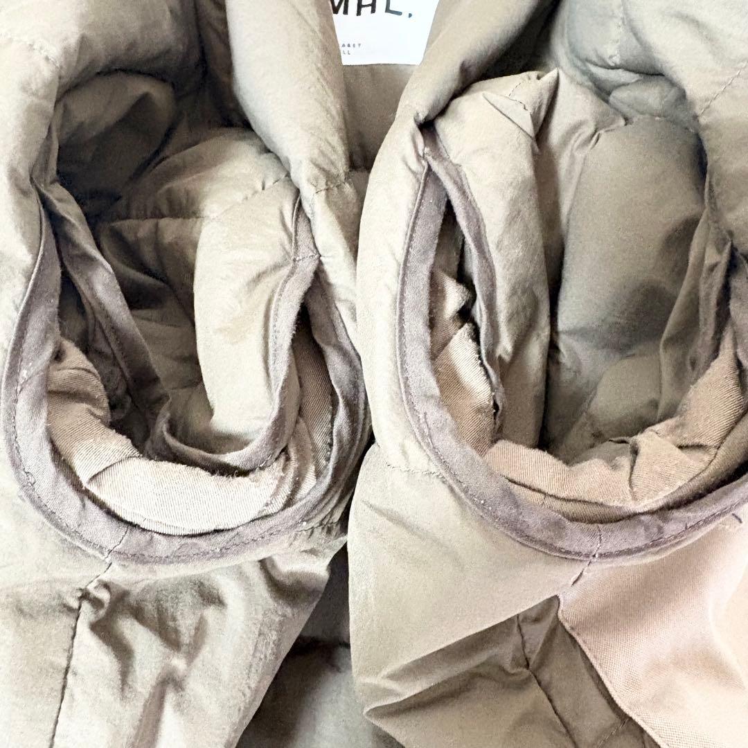 MHL. マーガレットハウエル ステンカラーコート ダウンライナー付 ブラウン