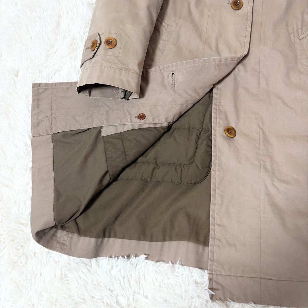 MHL. マーガレットハウエル ステンカラーコート ダウンライナー付 ブラウン