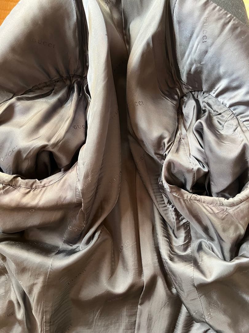 美品GUCCI スーツ　グレー　サイズ46 セットアップ