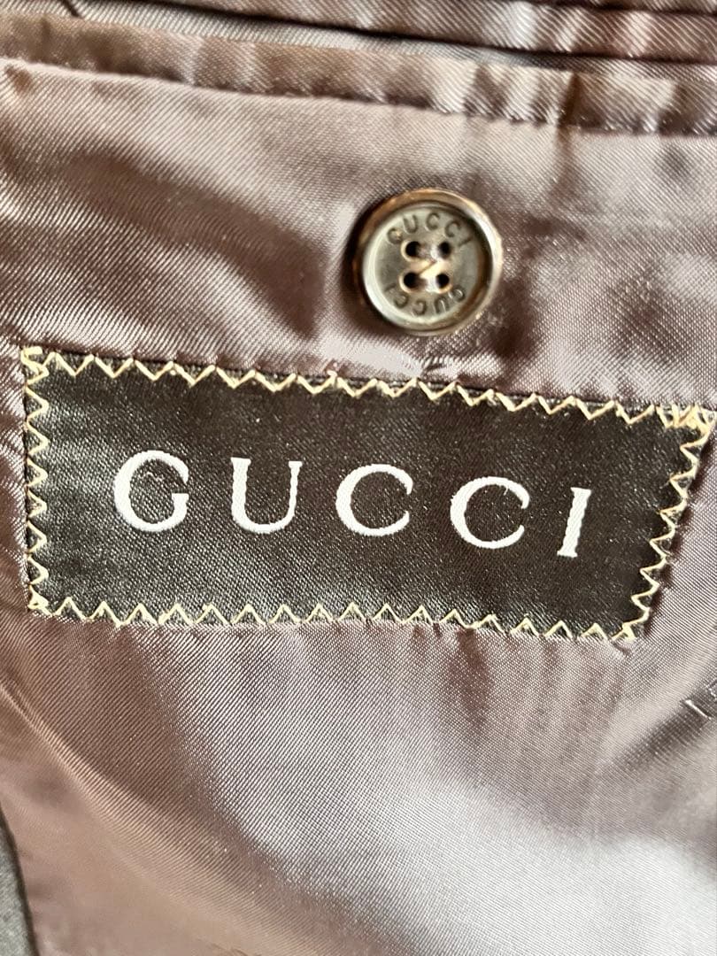 美品GUCCI スーツ　グレー　サイズ46 セットアップ