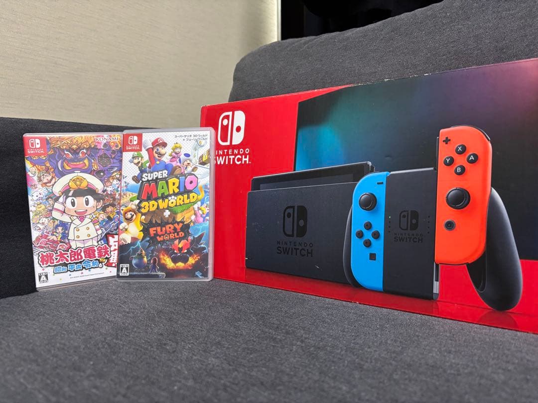 何*屋様 Nintendo Switch本体、ゲームソフト3本付き