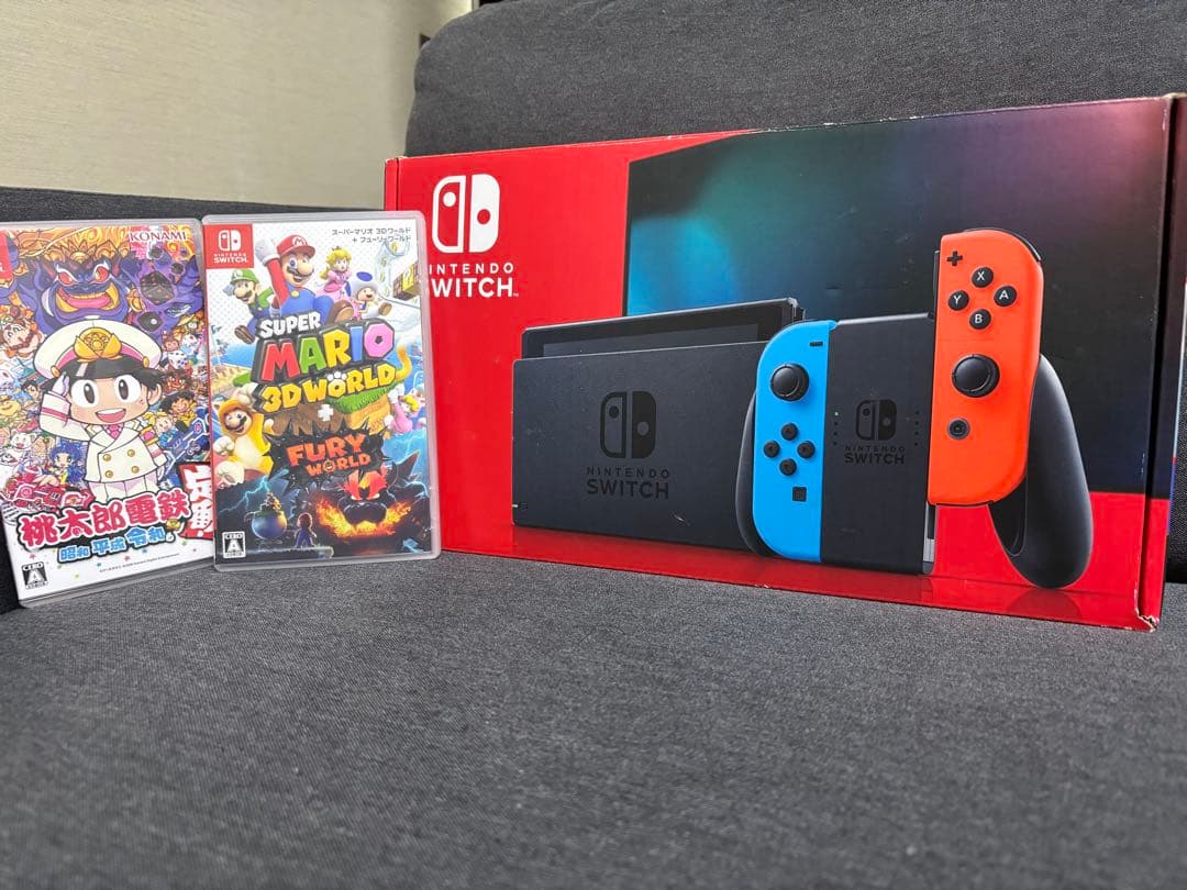 何*屋様 Nintendo Switch本体、ゲームソフト3本付き