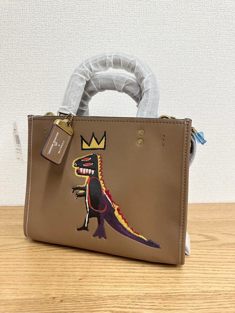 Pokimane COACH コーチバスキア コラボ 恐竜 ハンドバッグ