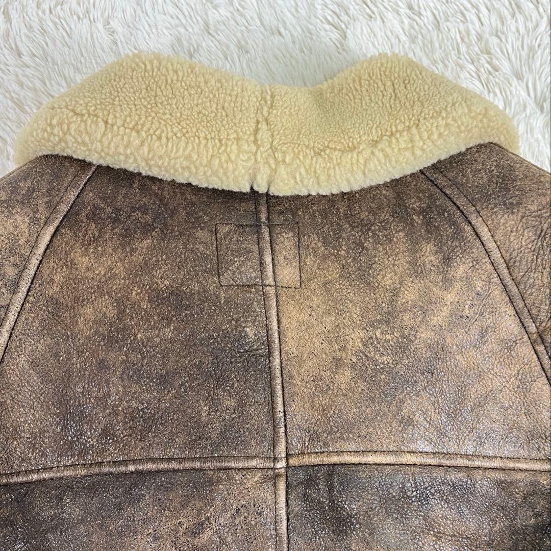 ★超希少★難あり AVIREX B-3ムートンフライトジャケット USA製 38