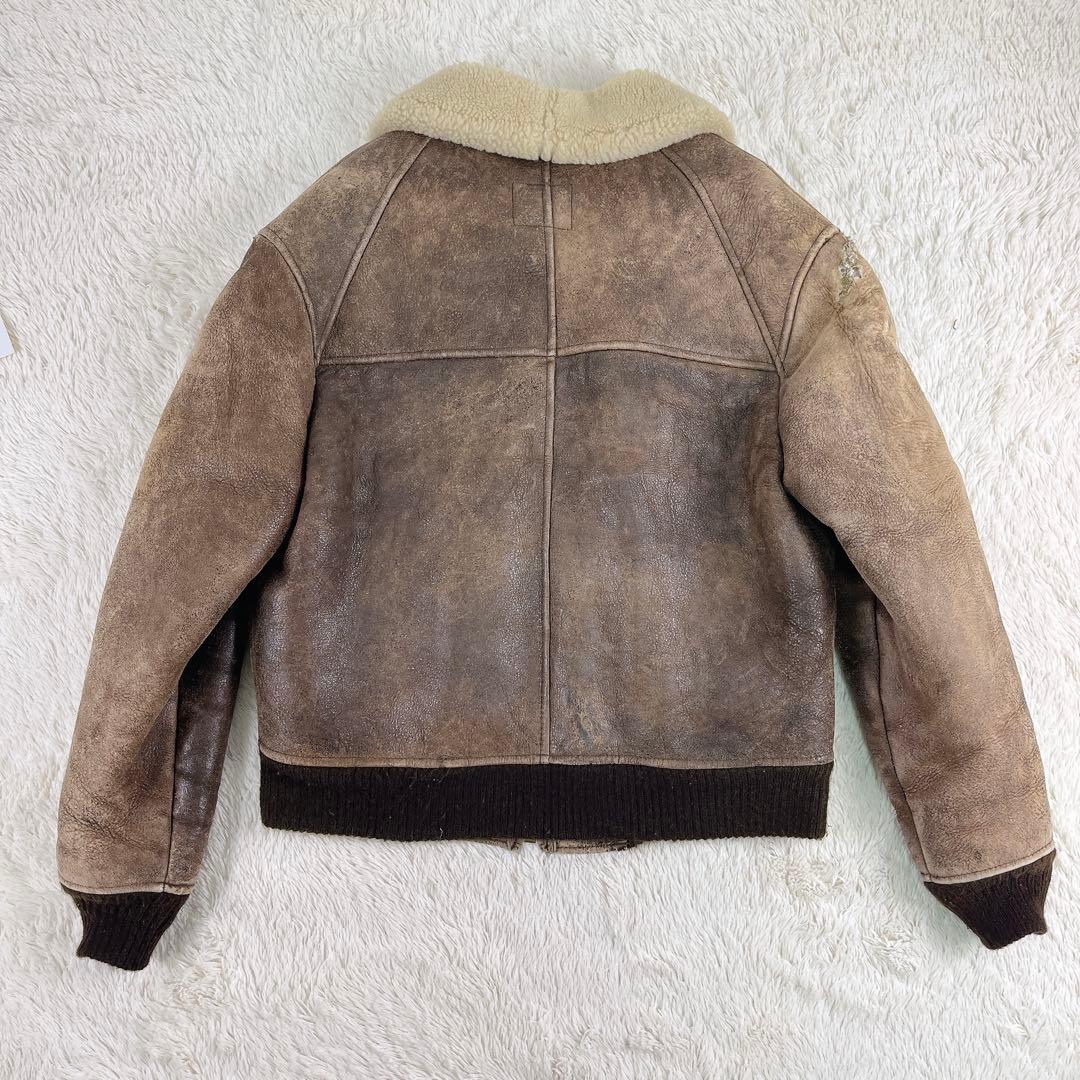 ★超希少★難あり AVIREX B-3ムートンフライトジャケット USA製 38