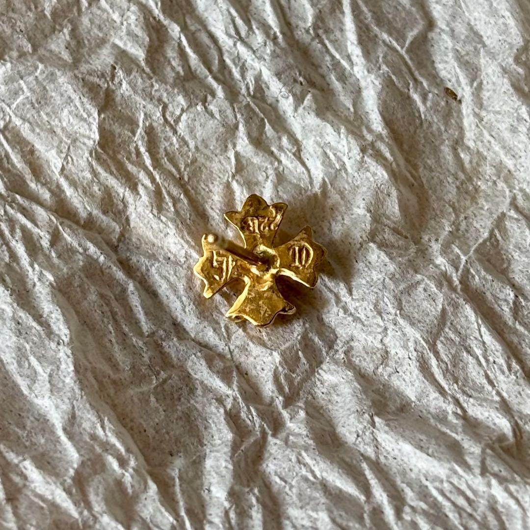 クロムハーツ CHプラススタッドピアス 22K