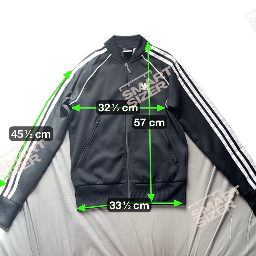 平成ギャル　アディダス トラックジャケット レディース　短丈　ブラック　黒