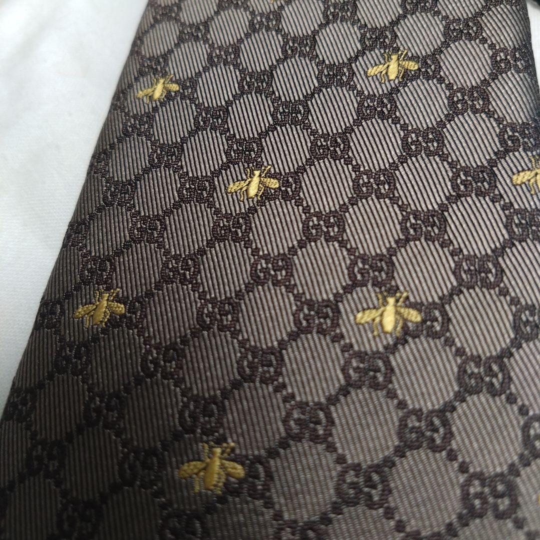 GUCCI ブラウン ネクタイ 　未使用