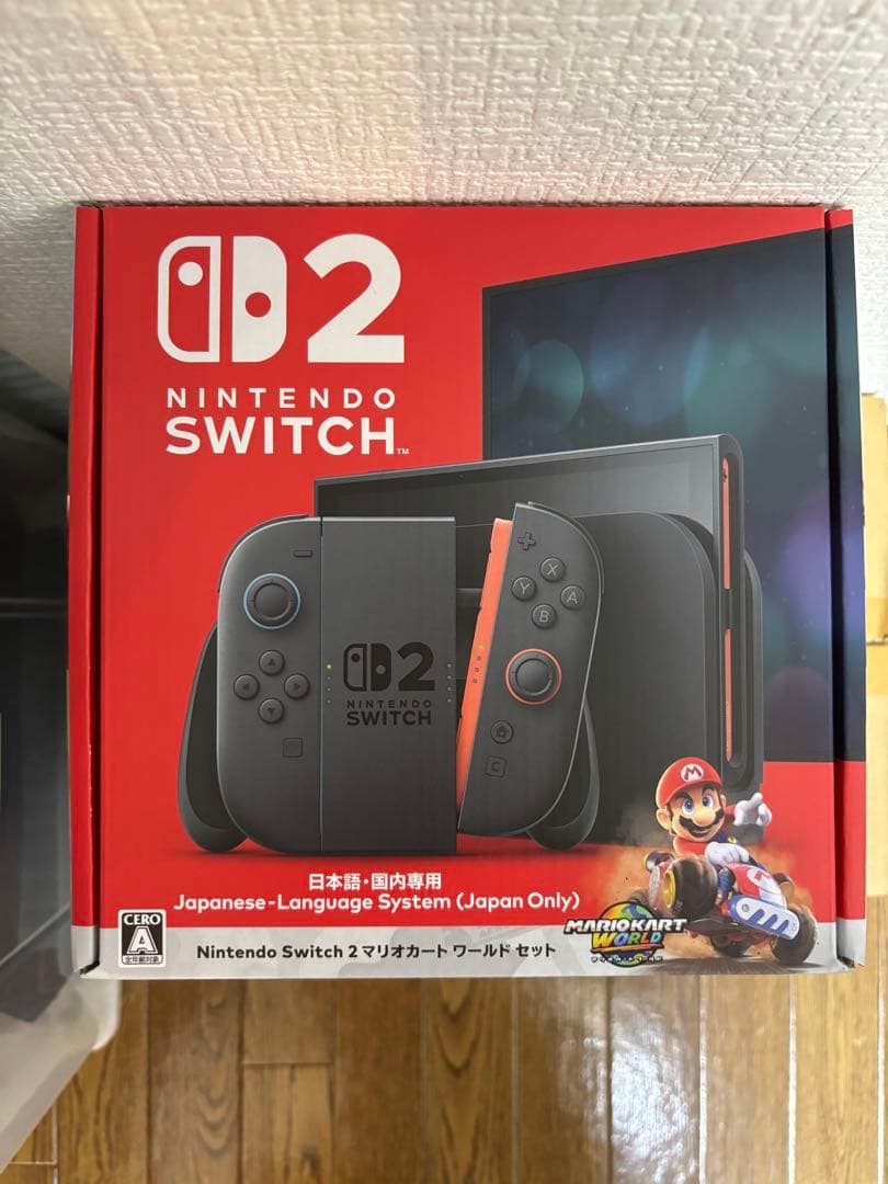 新品 日本語版 Switch2 本体 マリオカート ワールド