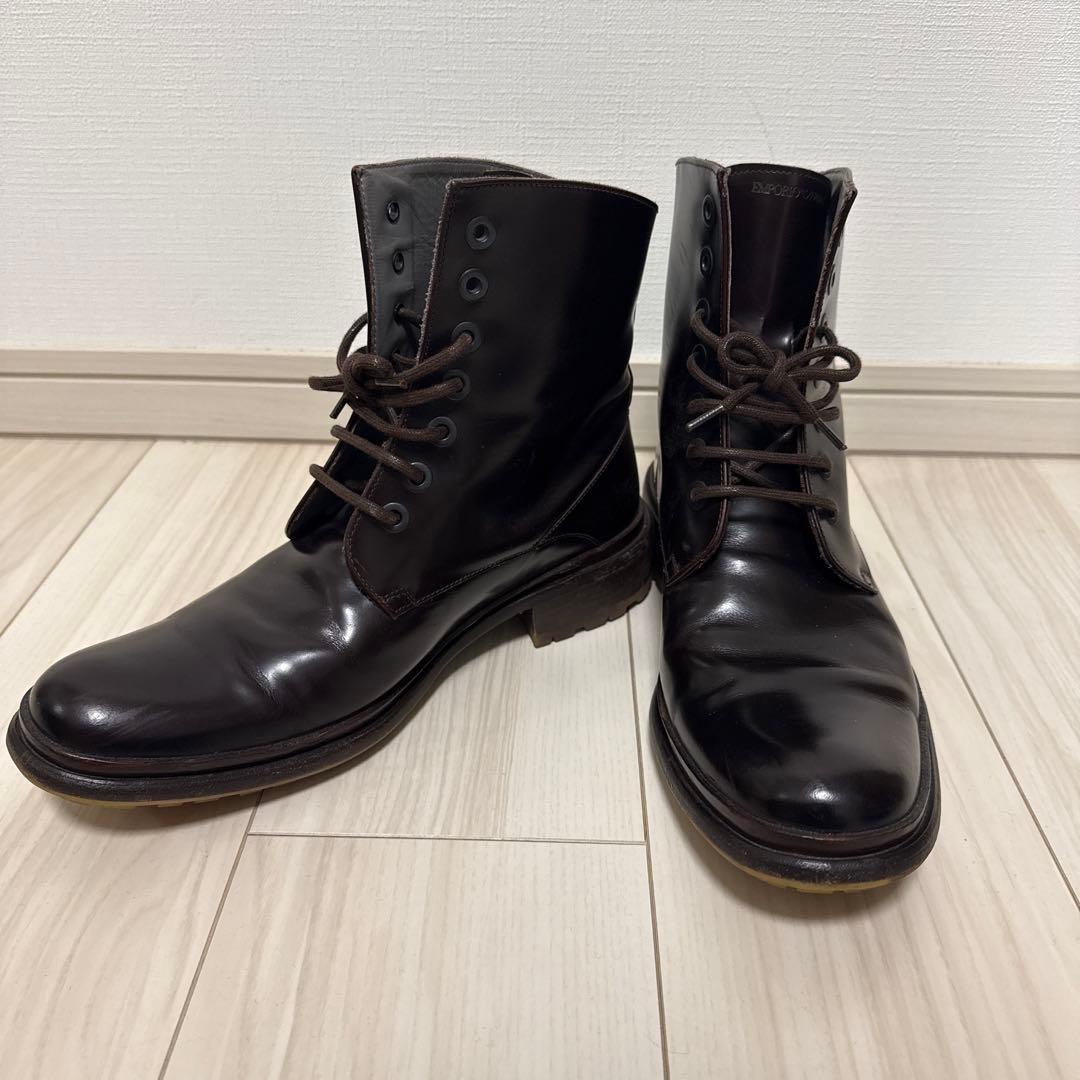 EMPORIO ARMAN レースアップブーツ　41