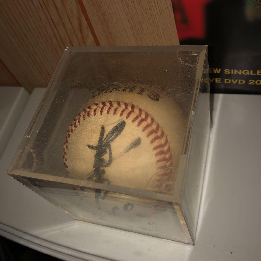 ジャイアンツ阿部投げ入れサインボールセット