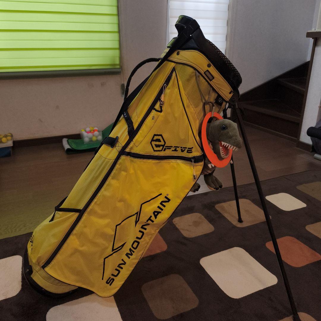 m*o様 SUN MOUNTAIN 2FIVE イエローゴルフバッグ