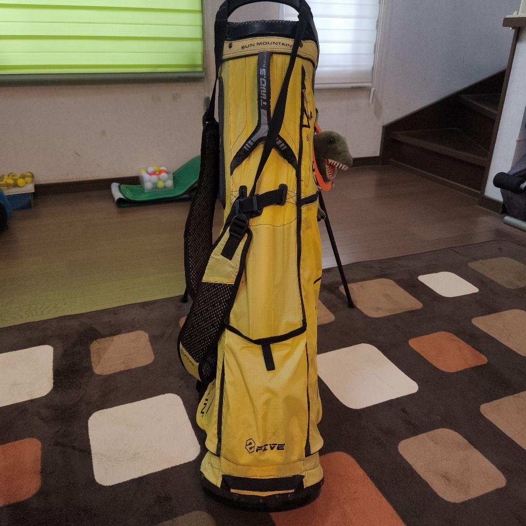 m*o様 SUN MOUNTAIN 2FIVE イエローゴルフバッグ