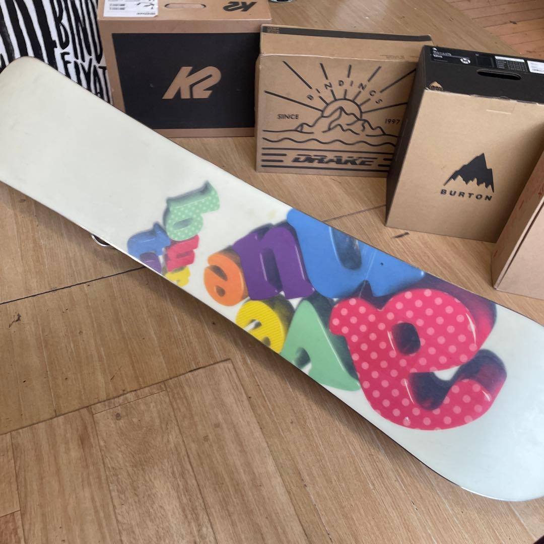 BURTON×SPOON　バートン　バインディング付　スノーボードセット