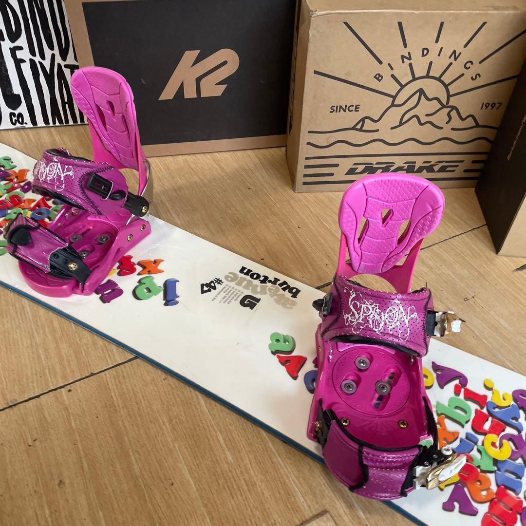 BURTON×SPOON　バートン　バインディング付　スノーボードセット