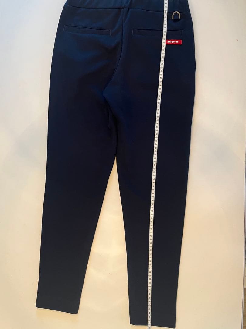アンパスィ　and per se パンツ ネイビー
