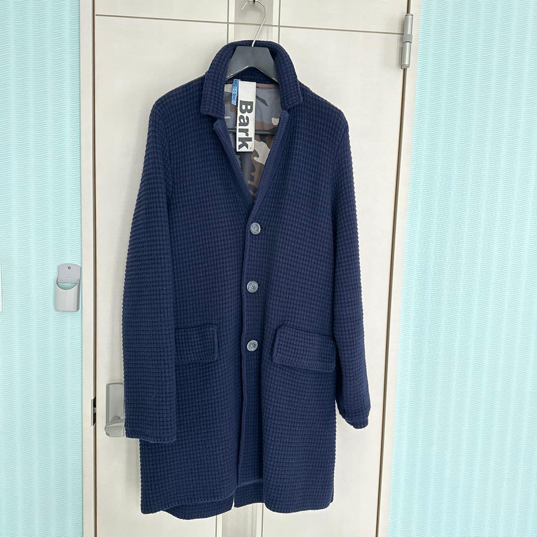 美品Bark ネイビー コート