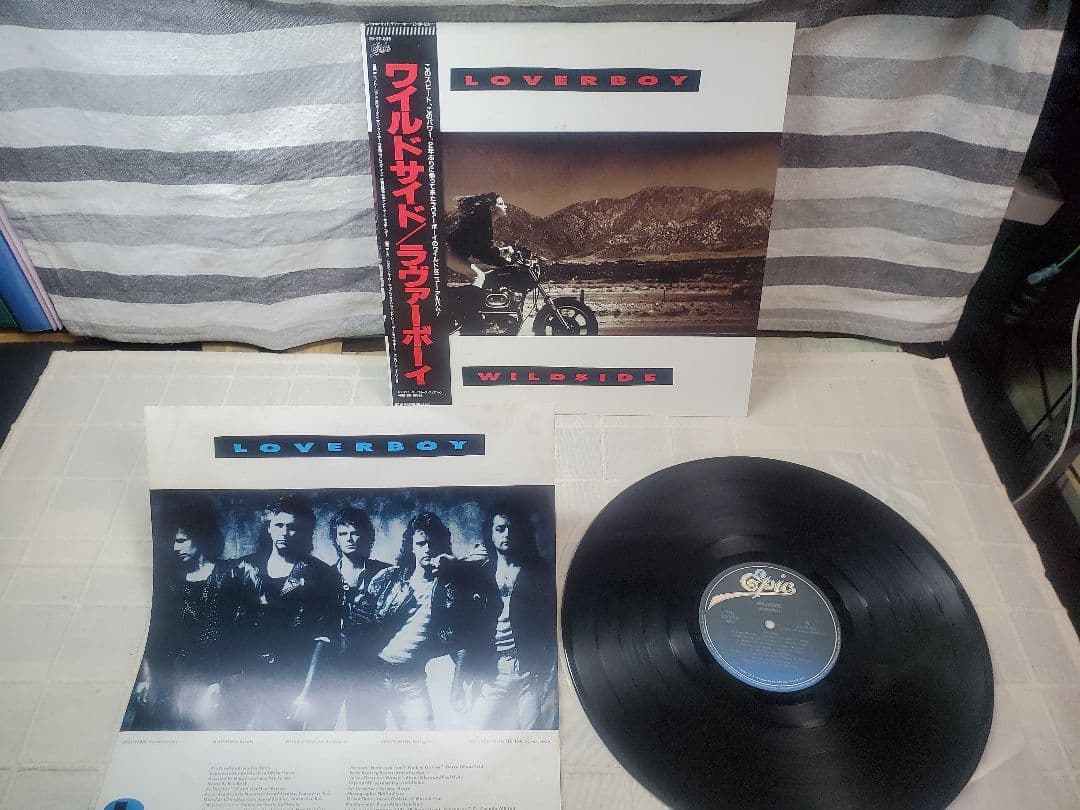 懐かしの洋楽LP５枚 トムトムクラブ.デビッド ボウイ.ラバー ボーイ.他